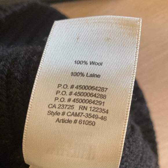 WILFRED FREE ARITZIA RIBBED SWEATER TURTLENECK MADE IN ITALY 100% WOOL SIZE S - Picture 6 of 7